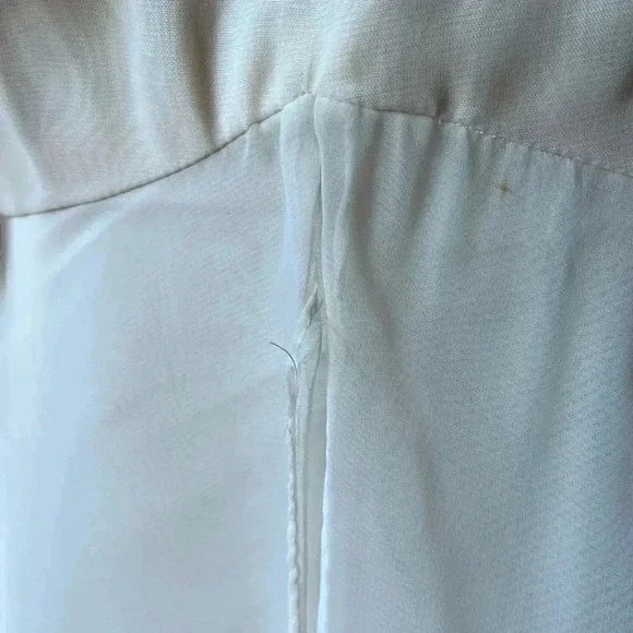 Miss Elliette Vintage Chiffon Lace Ivory Wedding Dress - Picture 13 of 14